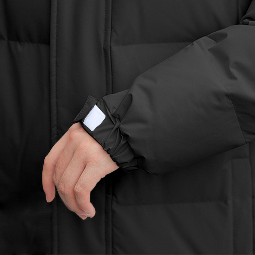 Winter Hooded Overcoat Long Jacket Stylish Lightweight Quilted Warm Puffer Coat