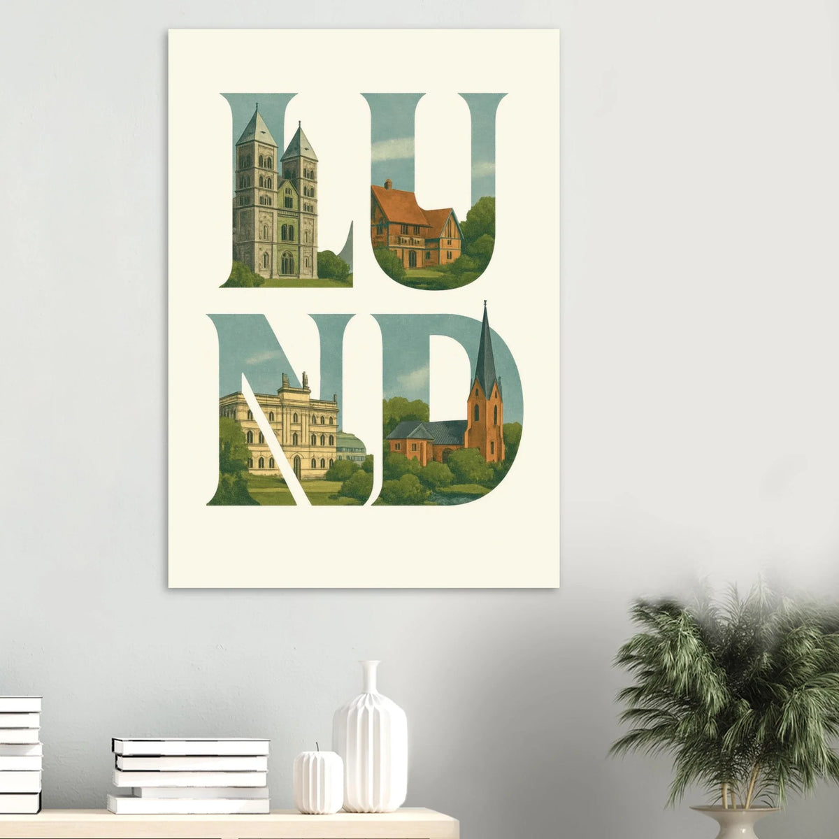 LUND Poster - Artistic Representation with Elements of Lund Design