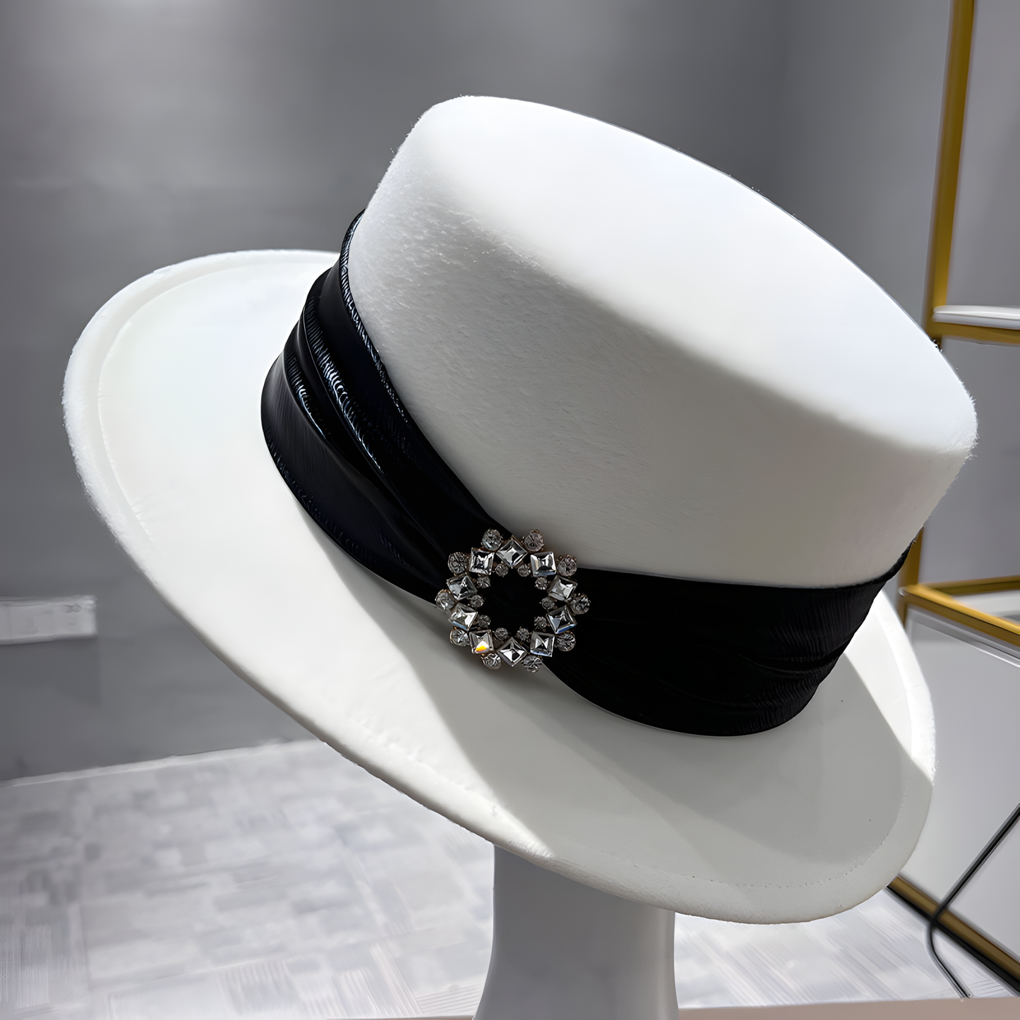 Wool Flat-Top Hat