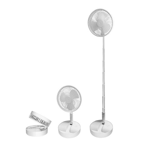 Sammenklappelig teleskopisk gulvventilator