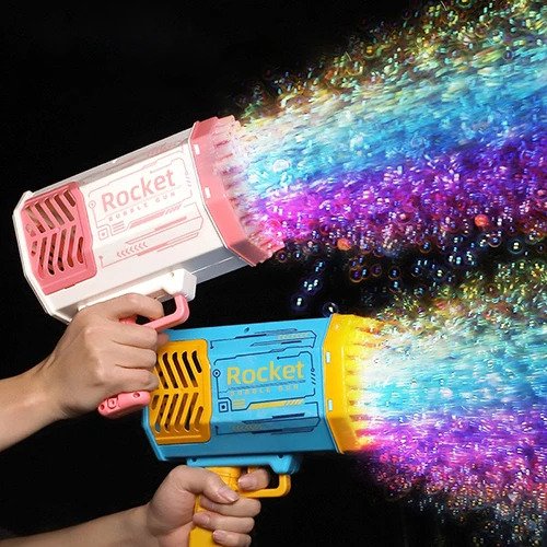 Sæbeboblepistol med 69 huller