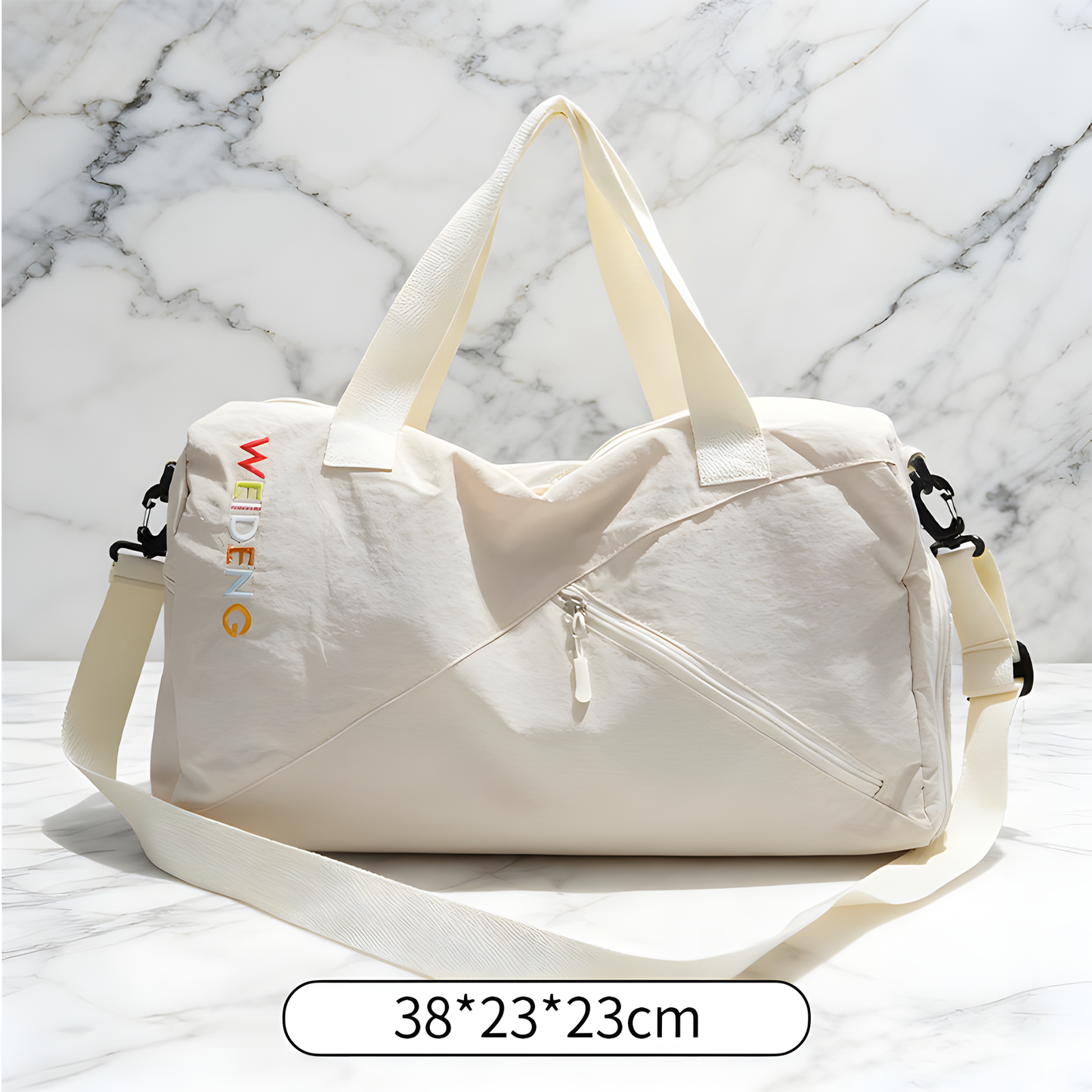 Large Cotton Travel and Diaper Bag