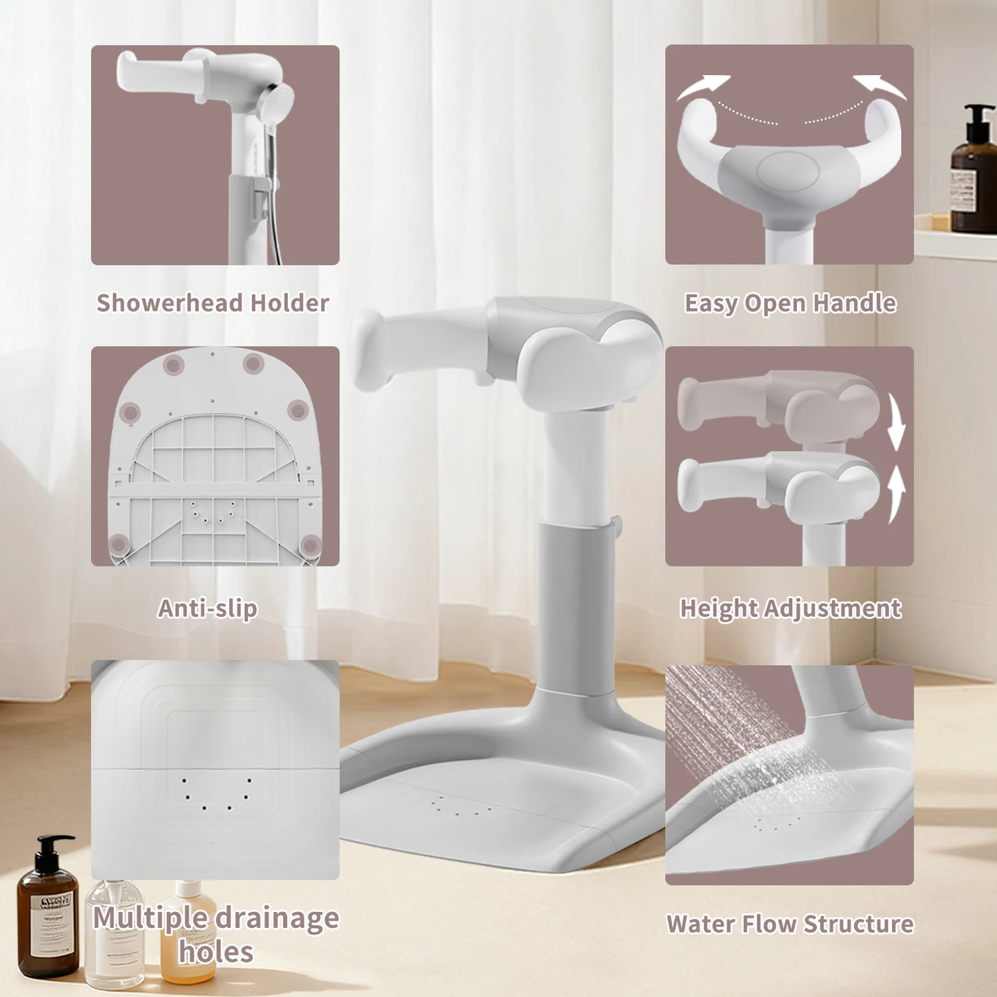 Adjustable Baby Bath Stand