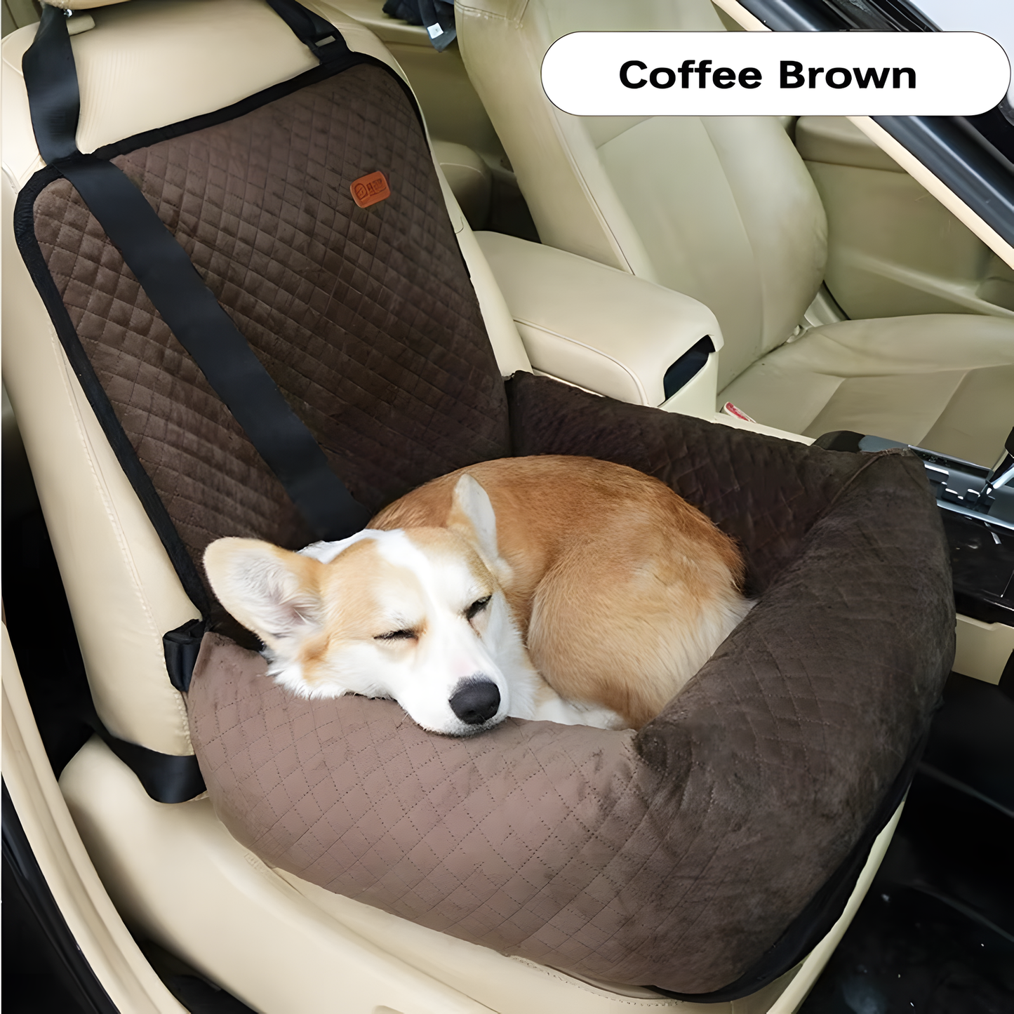 Removable Dog Car Seat Bed