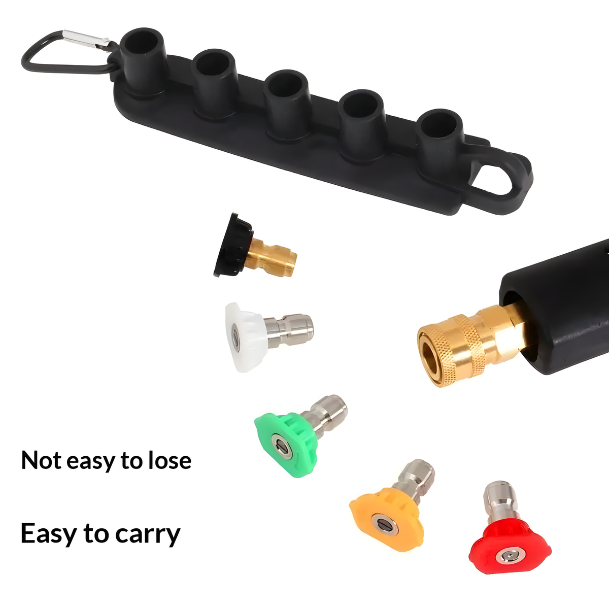 Five-Color Car Wash Nozzle Set