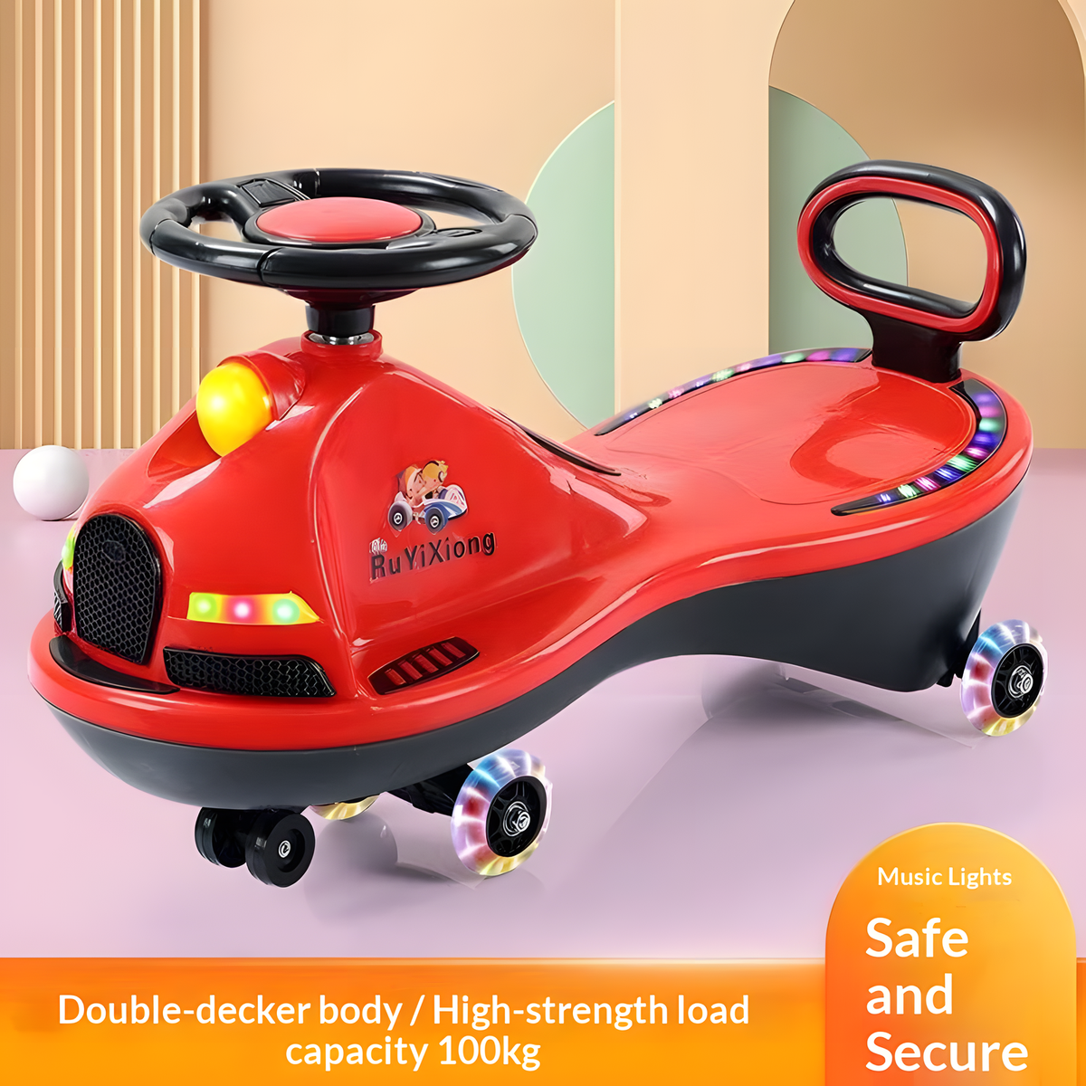 Children's Rocking Ride-On Car