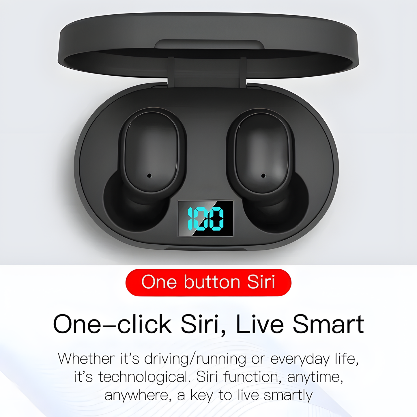 Wireless Bluetooth Earbuds with Display Case