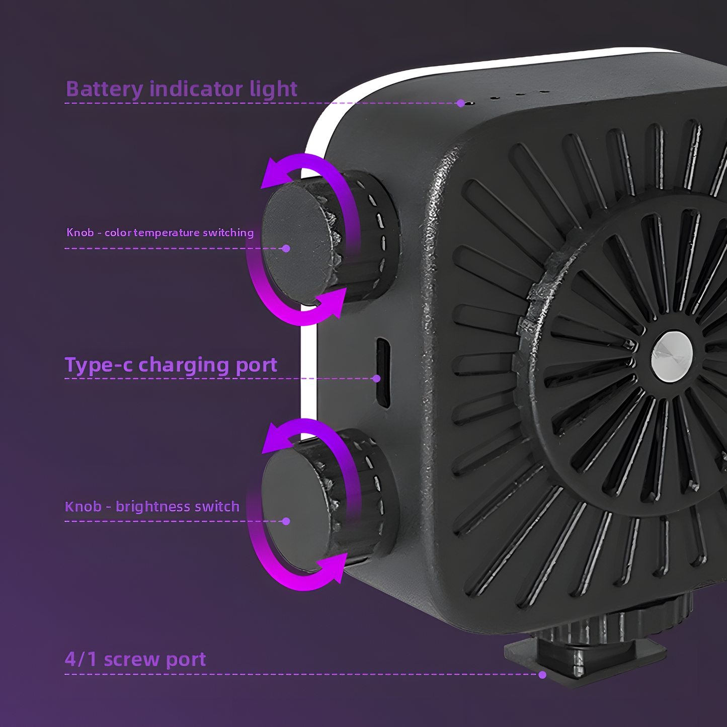 Clip On Video Fill Light