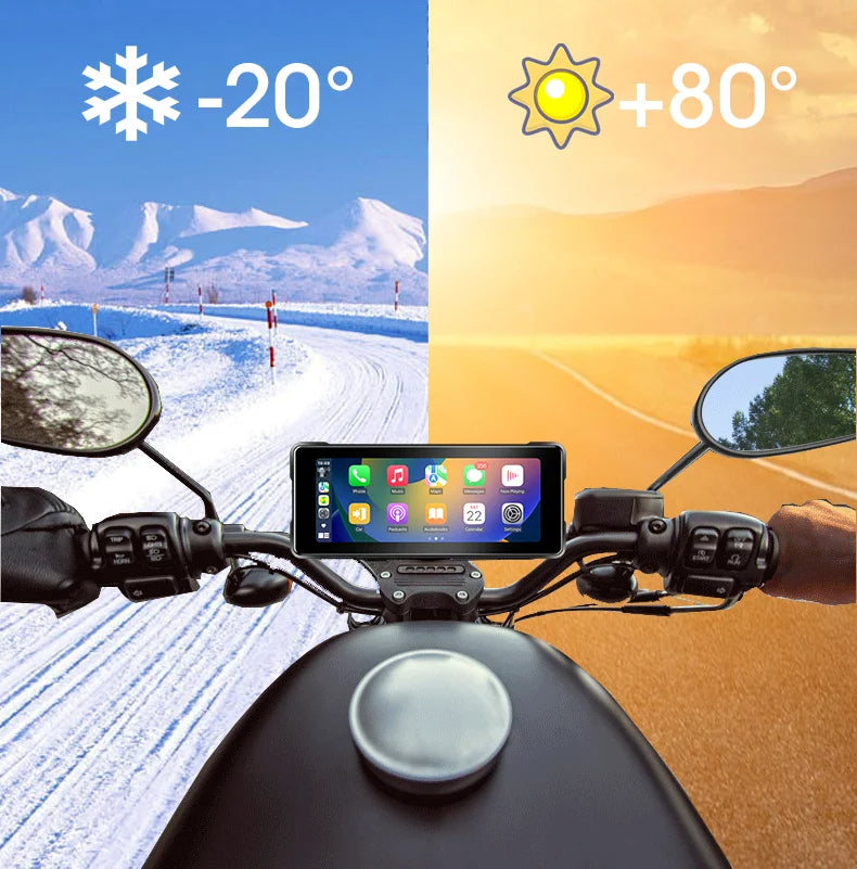 Motorcykeldisplay 7 tum