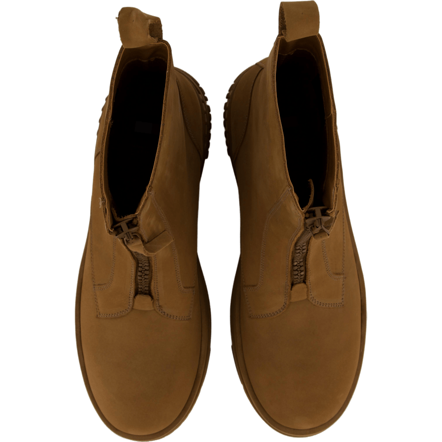 Tjw Zip Up Flatform Nubuck Bo Light Sepia Brown