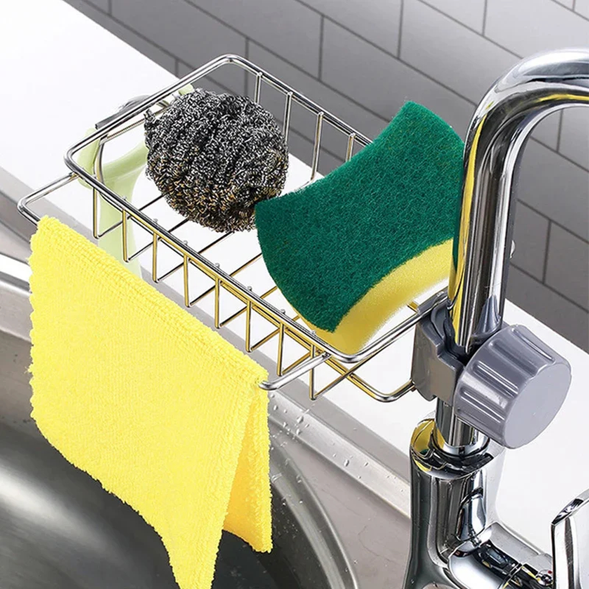 Adjustable Faucet Sink Rack