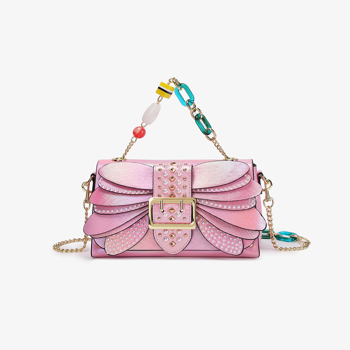 Iridescent Wing Shoulder Bag