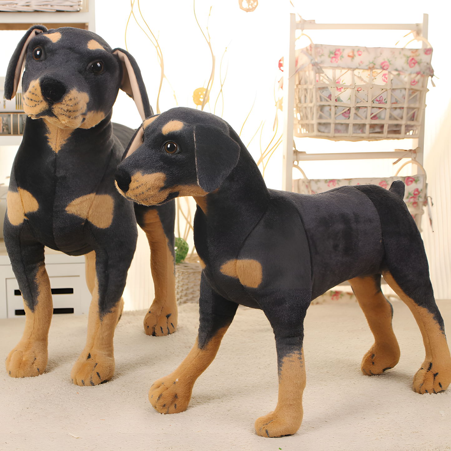 Black Dog Plush Toy