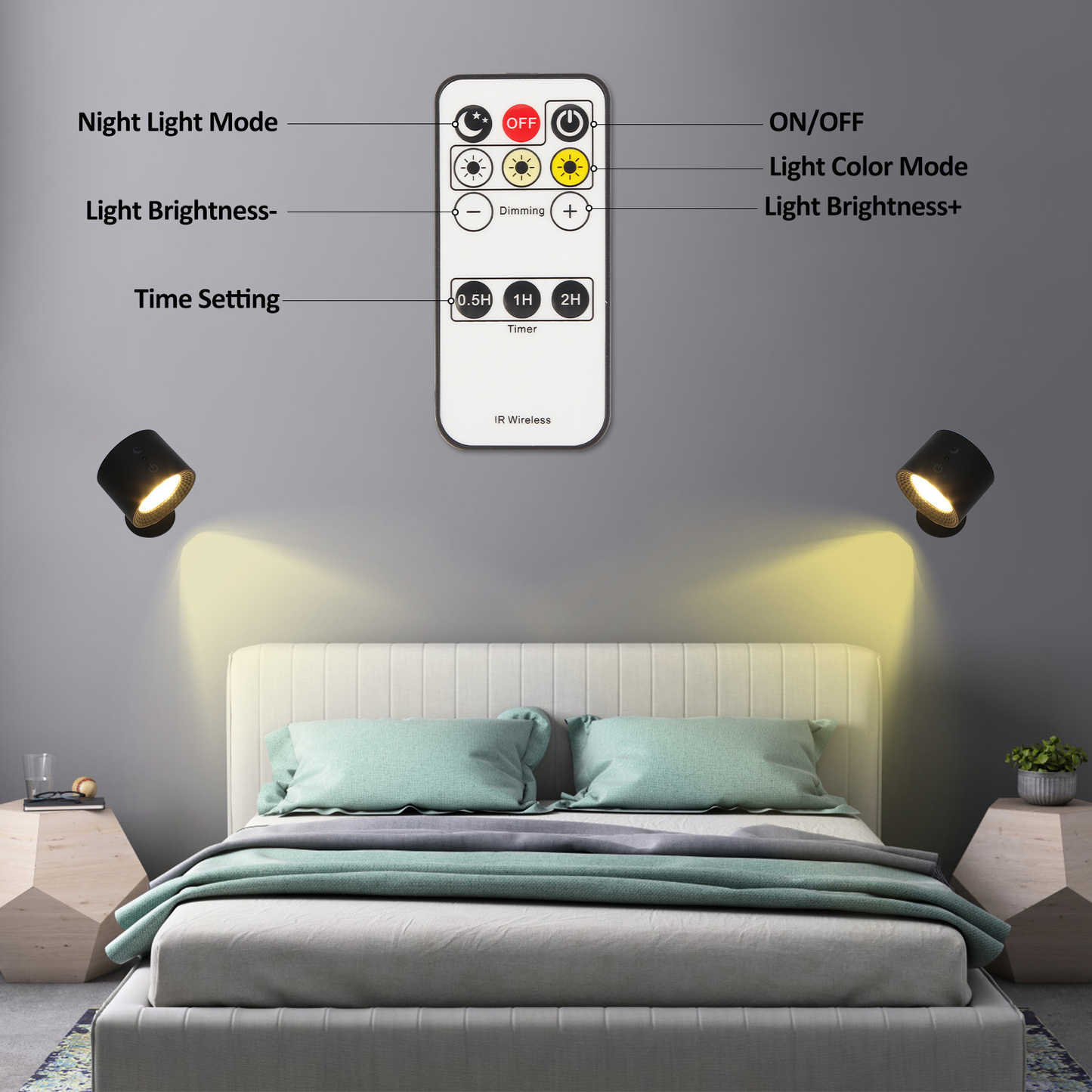 Rechargeable Magnetic Wall Lamp
