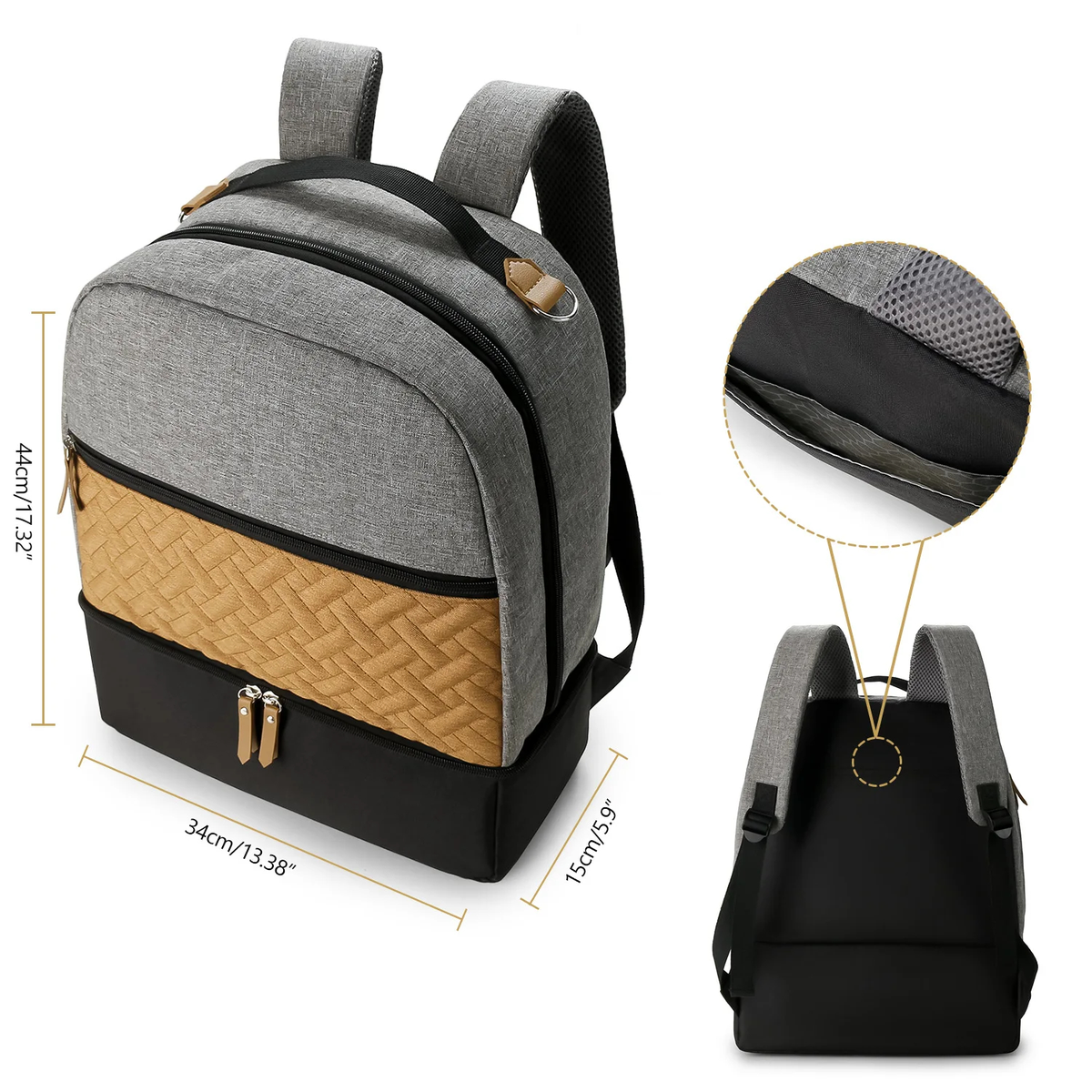 Insulated Diaper Backpack