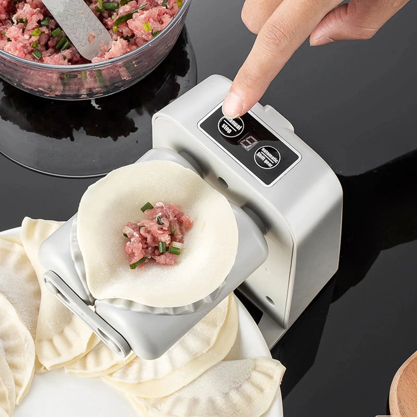 Elektrisk dumplingmaskine