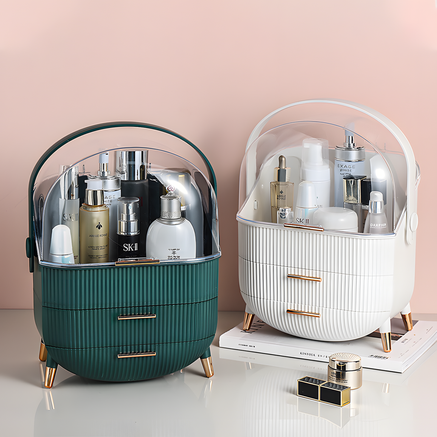 Transparent Cosmetic Storage Box