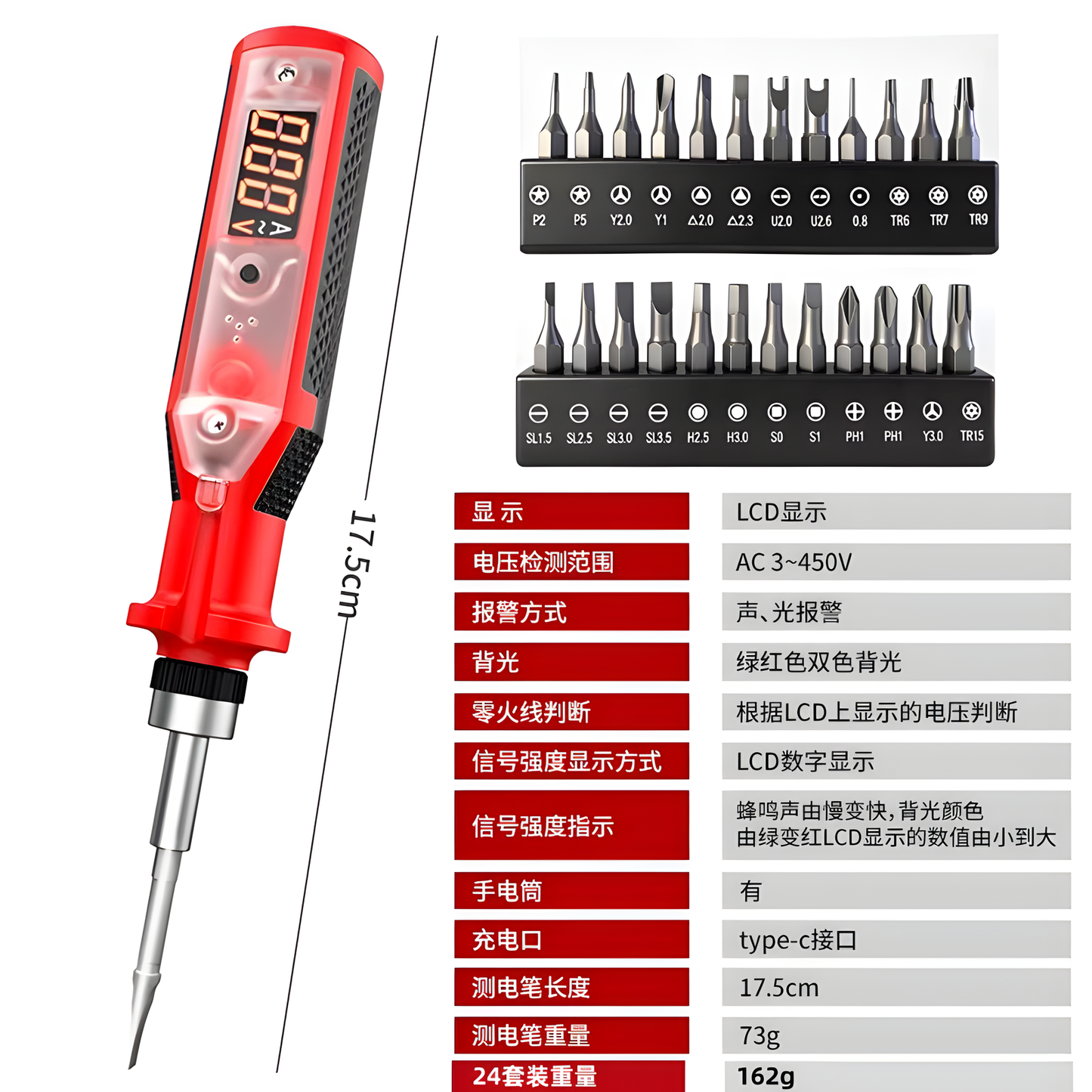 Digital Ratchet Voltage Tester
