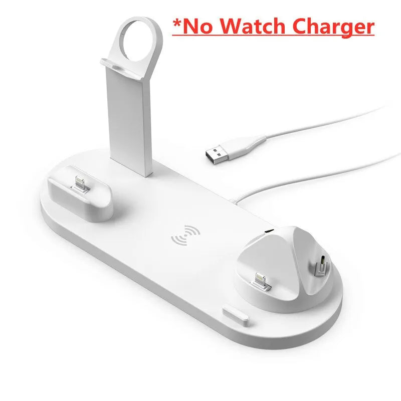 Wireless Charger 5 in 1 Fast Charging Dock for iPhone 16/15/1413/12/11 Pro Max/ Samsung Airpods 3/2/ Pro Apple Watch Ultra 8 7 6