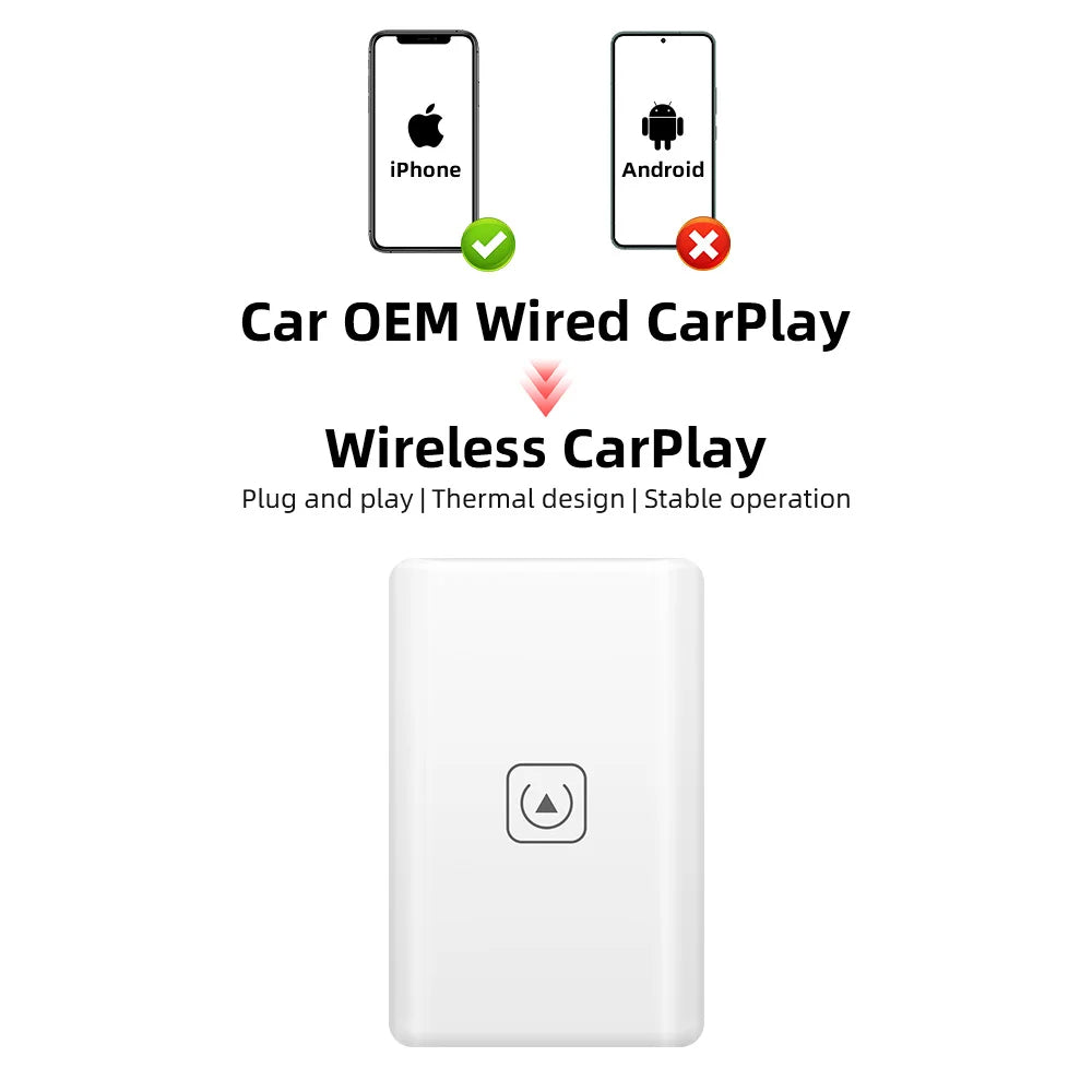 Trådløs CarPlay-adapter til Apple