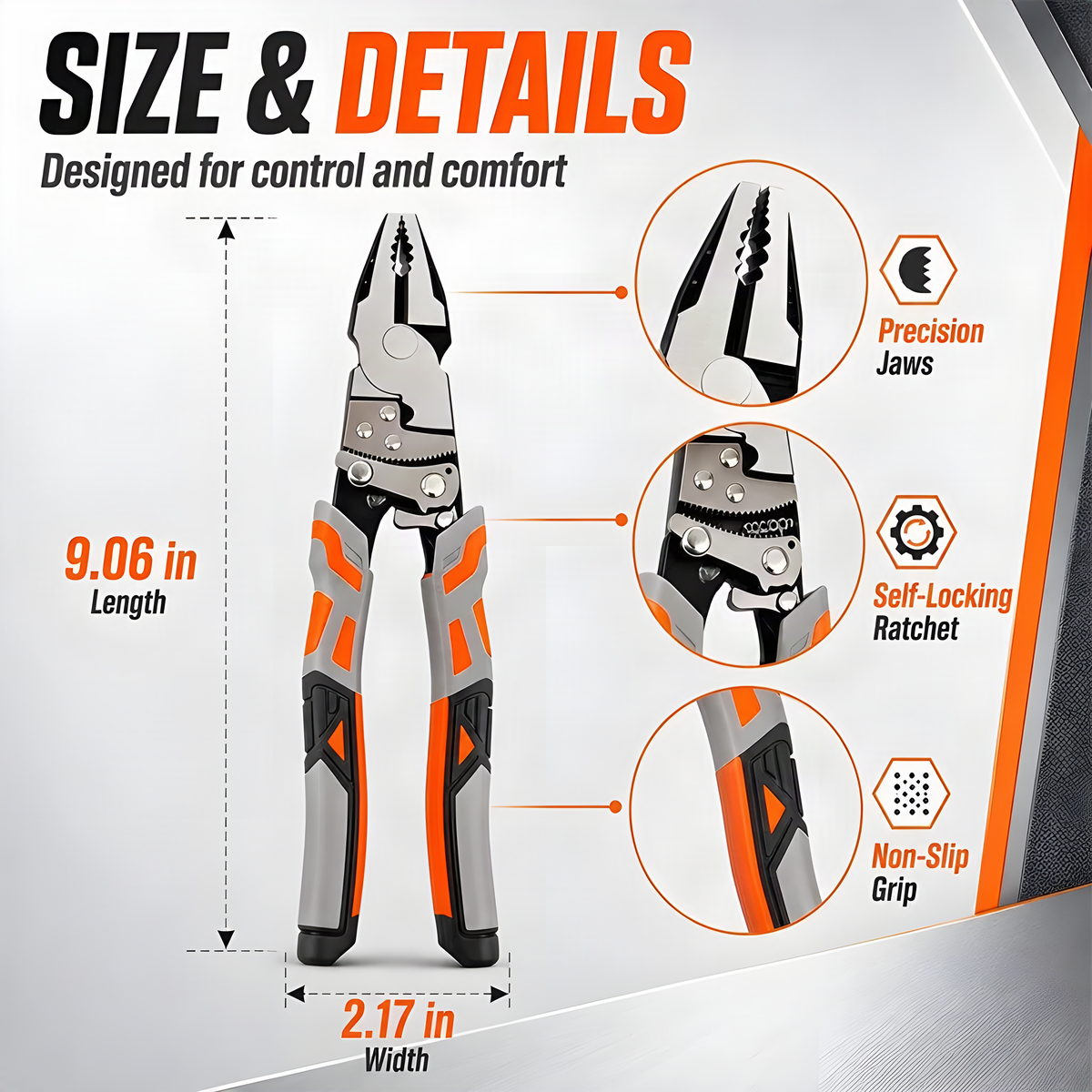 4-in-1 Ratchet Locking Pliers