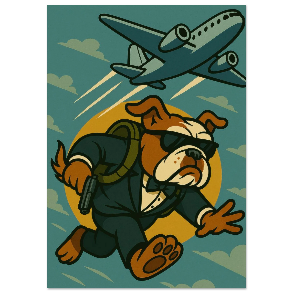 James Dog on super mission
