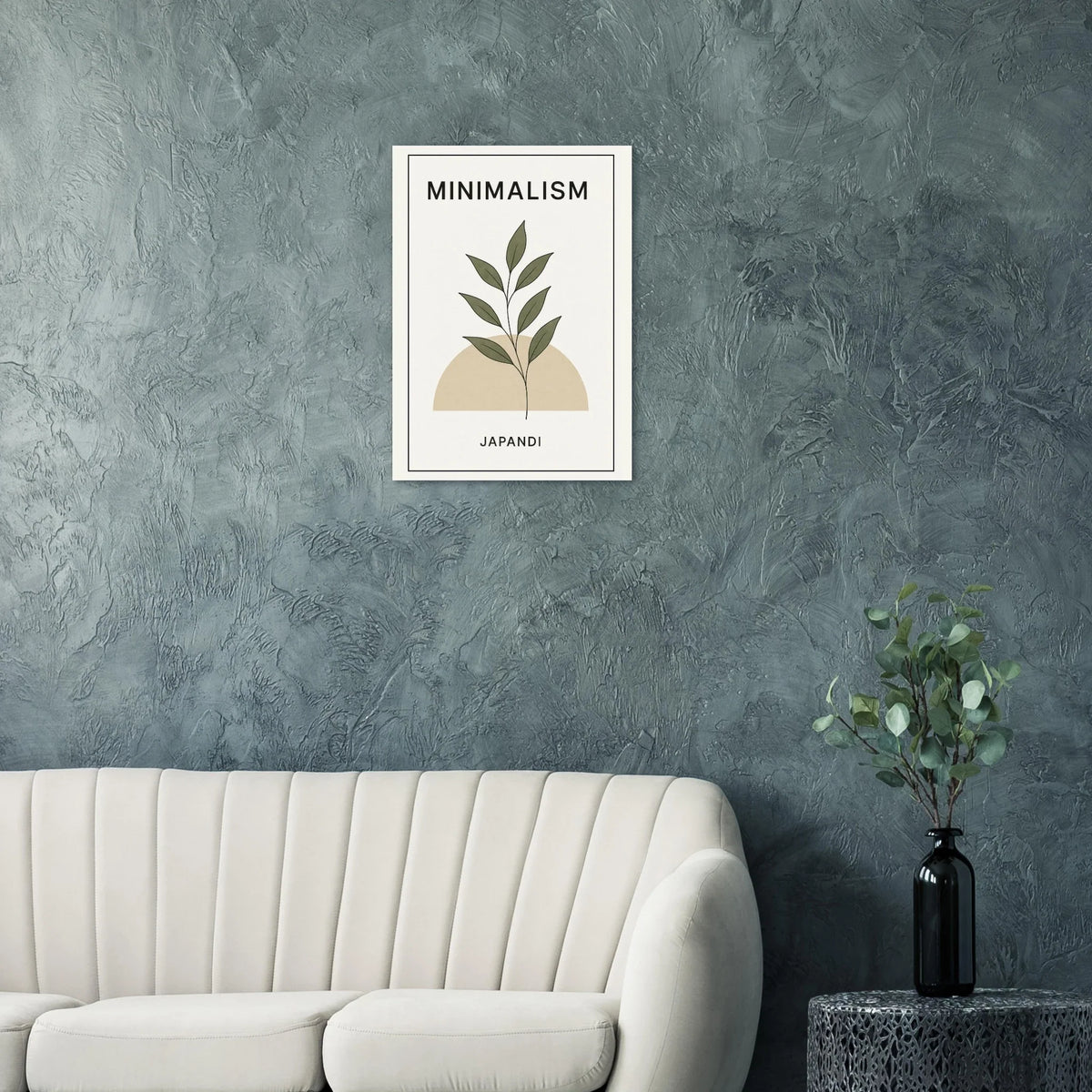 Japandi Minimalism Botanical Leaf Art Print – Elevate Your Space with Serene Design