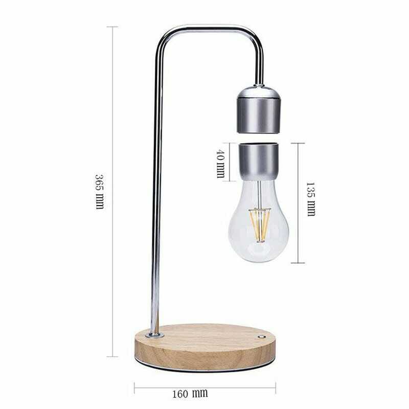 Svävande Bordslampa – LeviLamp™ Magnetisk LED-lampa med Trådlös Laddning