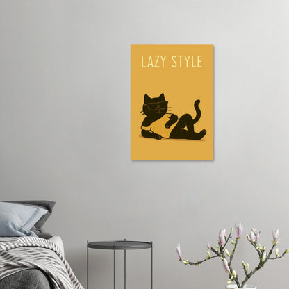 Lazy Cat in Sunglasses Poster – Chill Vibes Wall Art
