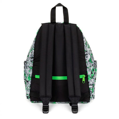 Ryggsäck Eastpak Day Pak'R, grön med doodle-mönster, unisex