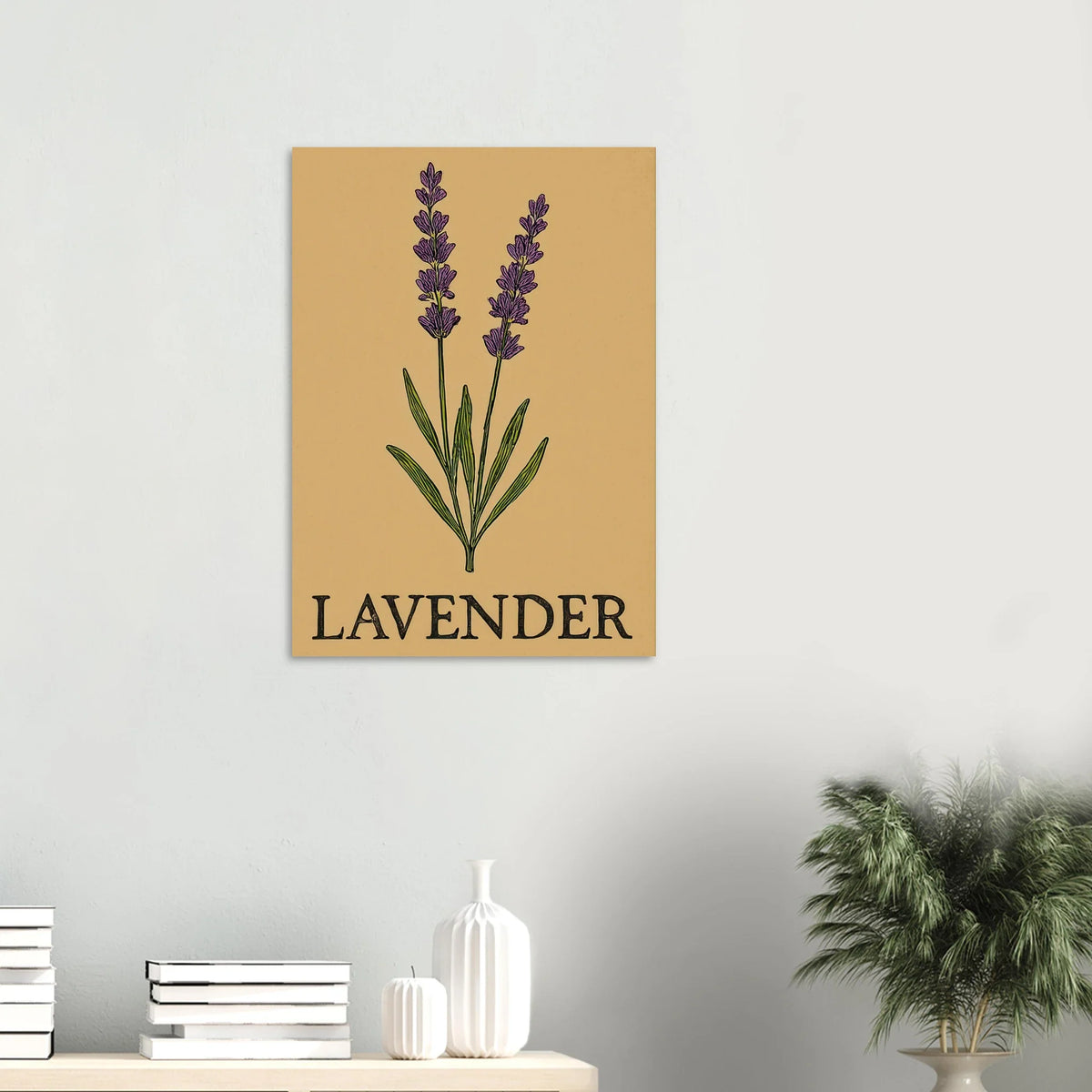 Frukter Lavendel Botanisk Illustration Affisch - Ljus & Livfull Väggkonst i Olika Storlekar