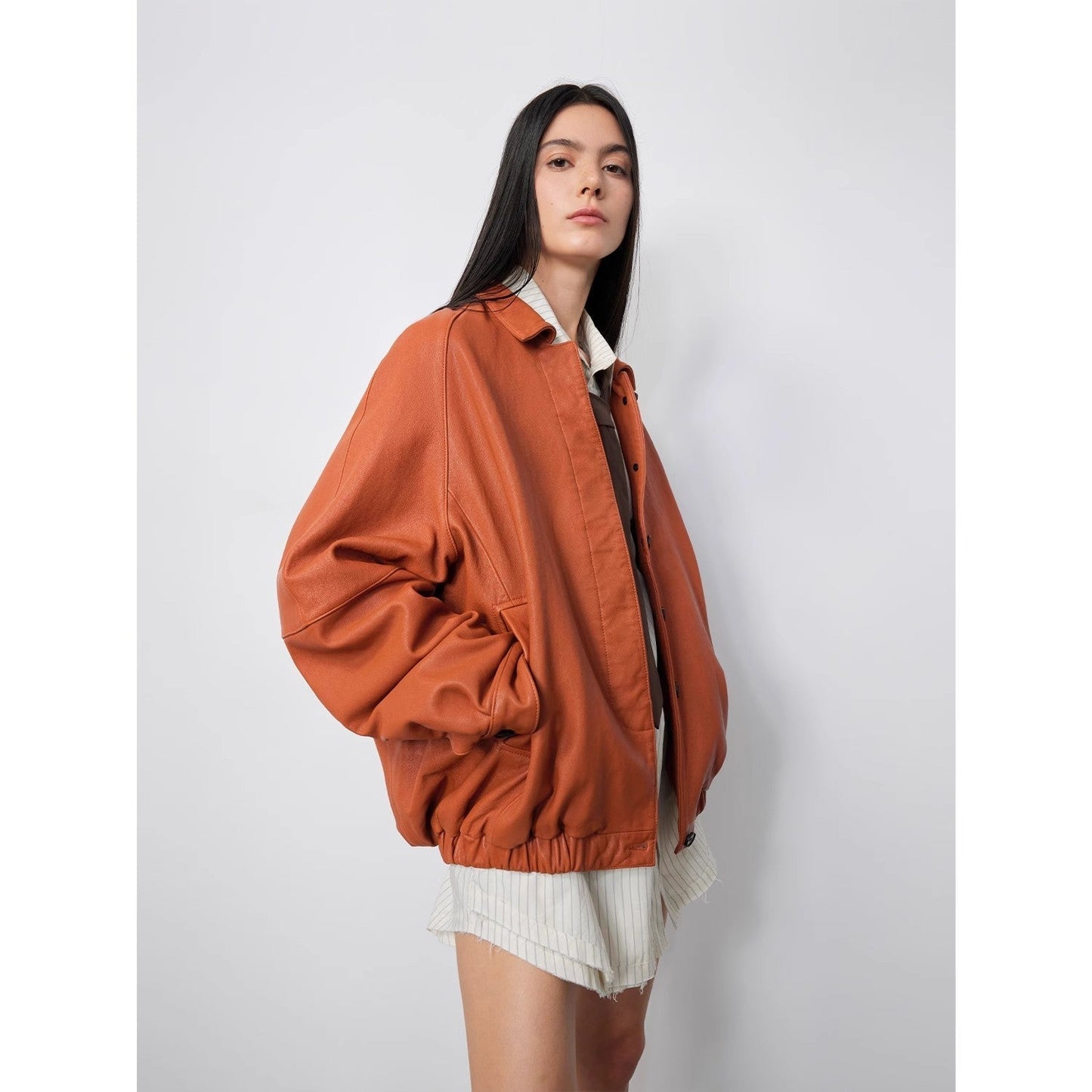 "Sydney Reincarnation" Heavy Wash Waxed Jacket Genuine Leather Outerwear