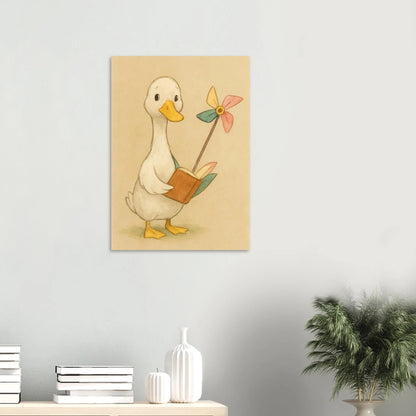 Barn Owl Storytime: Whimsical Watercolor Print for Nurseries & Playrooms