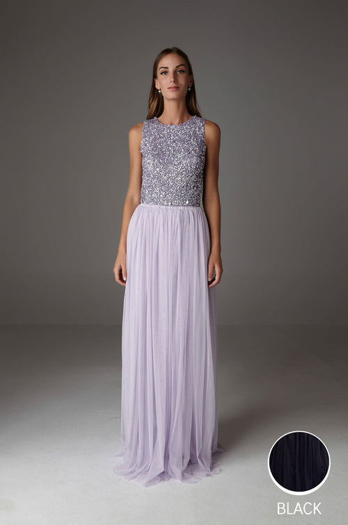 INES MAXI SKIRT BLACK-0