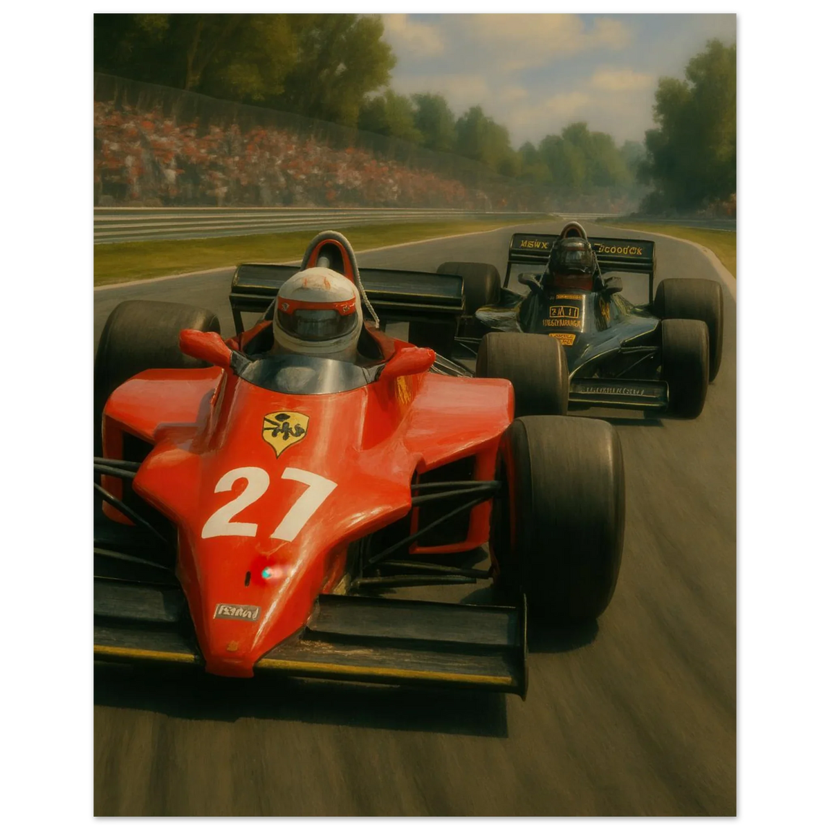 Bilar: Classic Racing Excitement – F1 Art Print