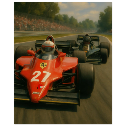 Bilar: Classic Racing Excitement – F1 Art Print