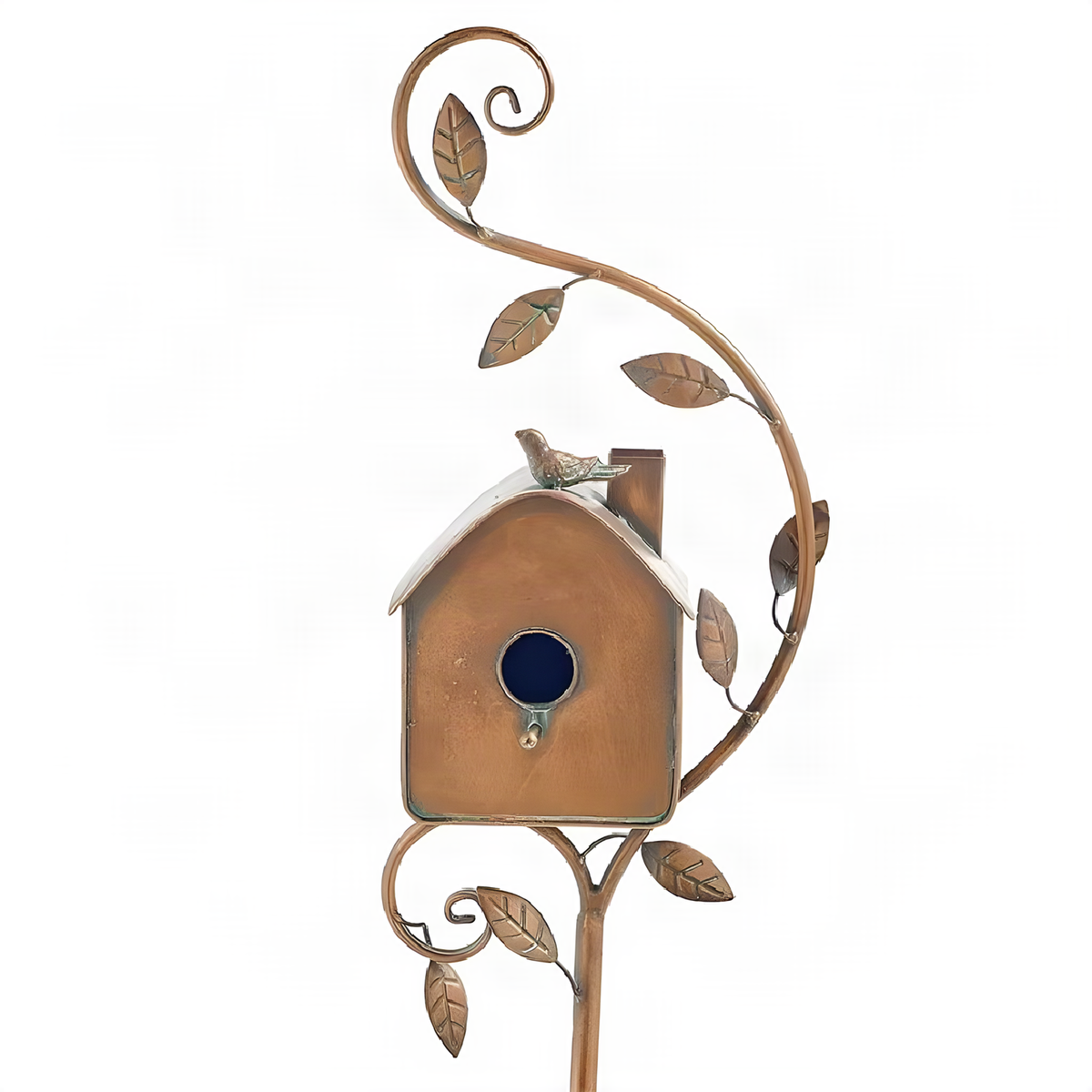 Metal Garden Birdhouse