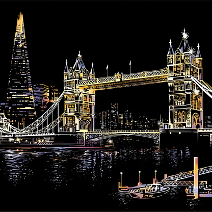 City Scratch Art Kit