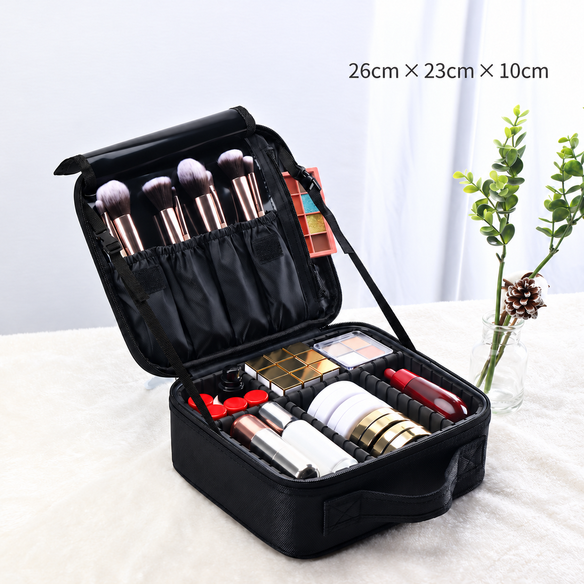 Divided Makeup Travel Case