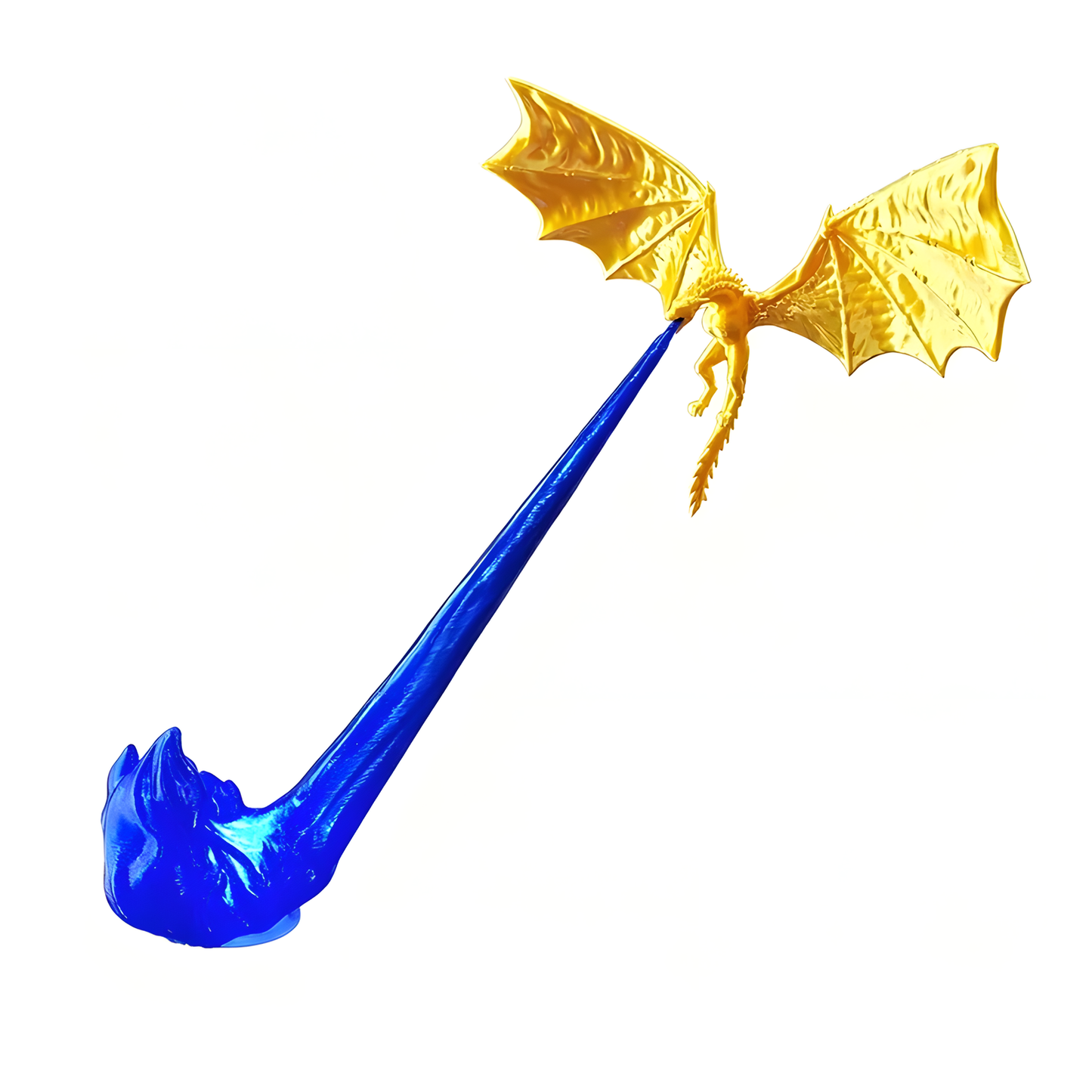 Fire-Breathing Dragon Bookshelf Statue