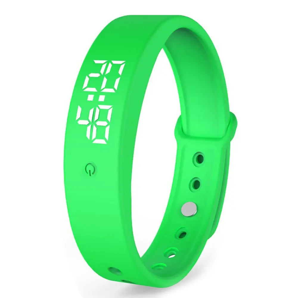Smartband med LED-display – digital klocka med vibrationsalarm