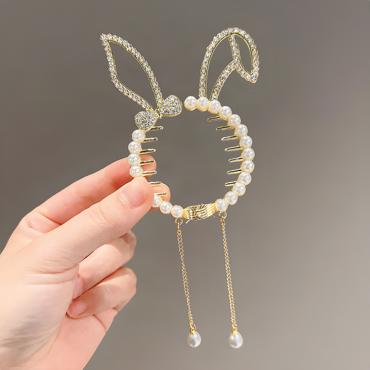 Decorative Hinged Ponytail Hair Clips