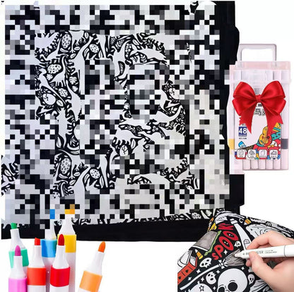 DIY Coloring Blanket