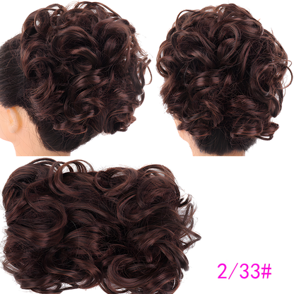 Curly Comb-In Bun Hairpiece