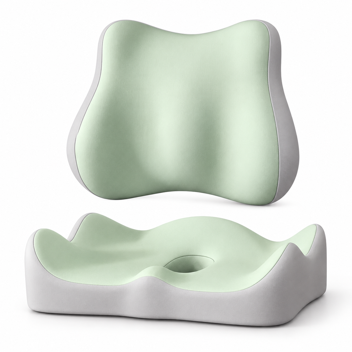 Memory Foam Seat and Back Cushion Set