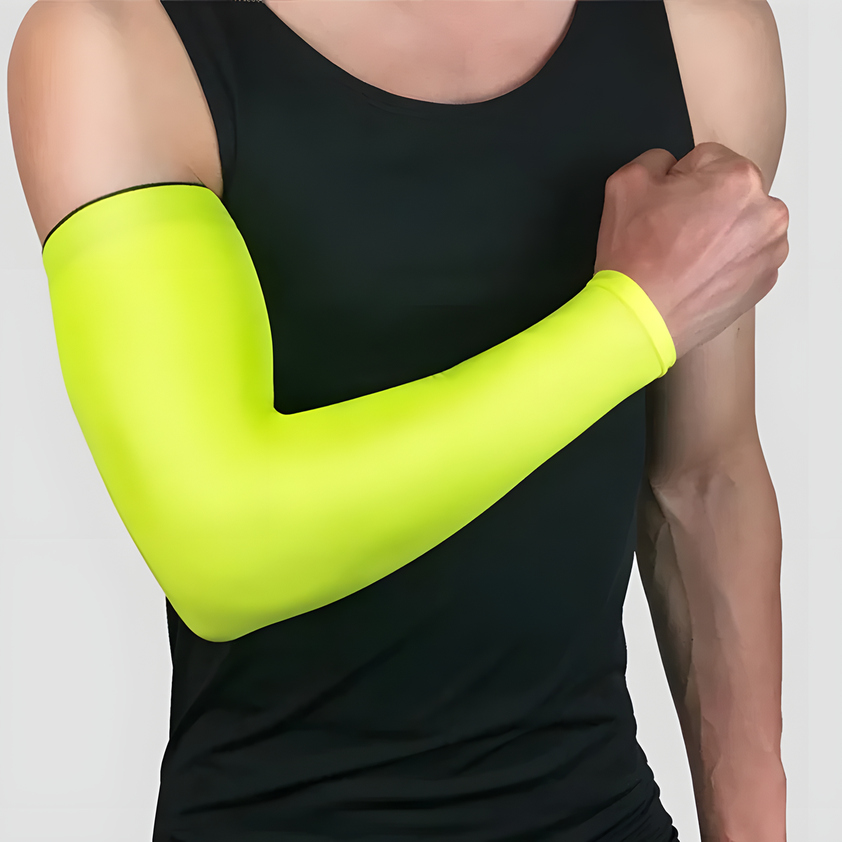 Single Sports Arm Sleeve with Grip Band