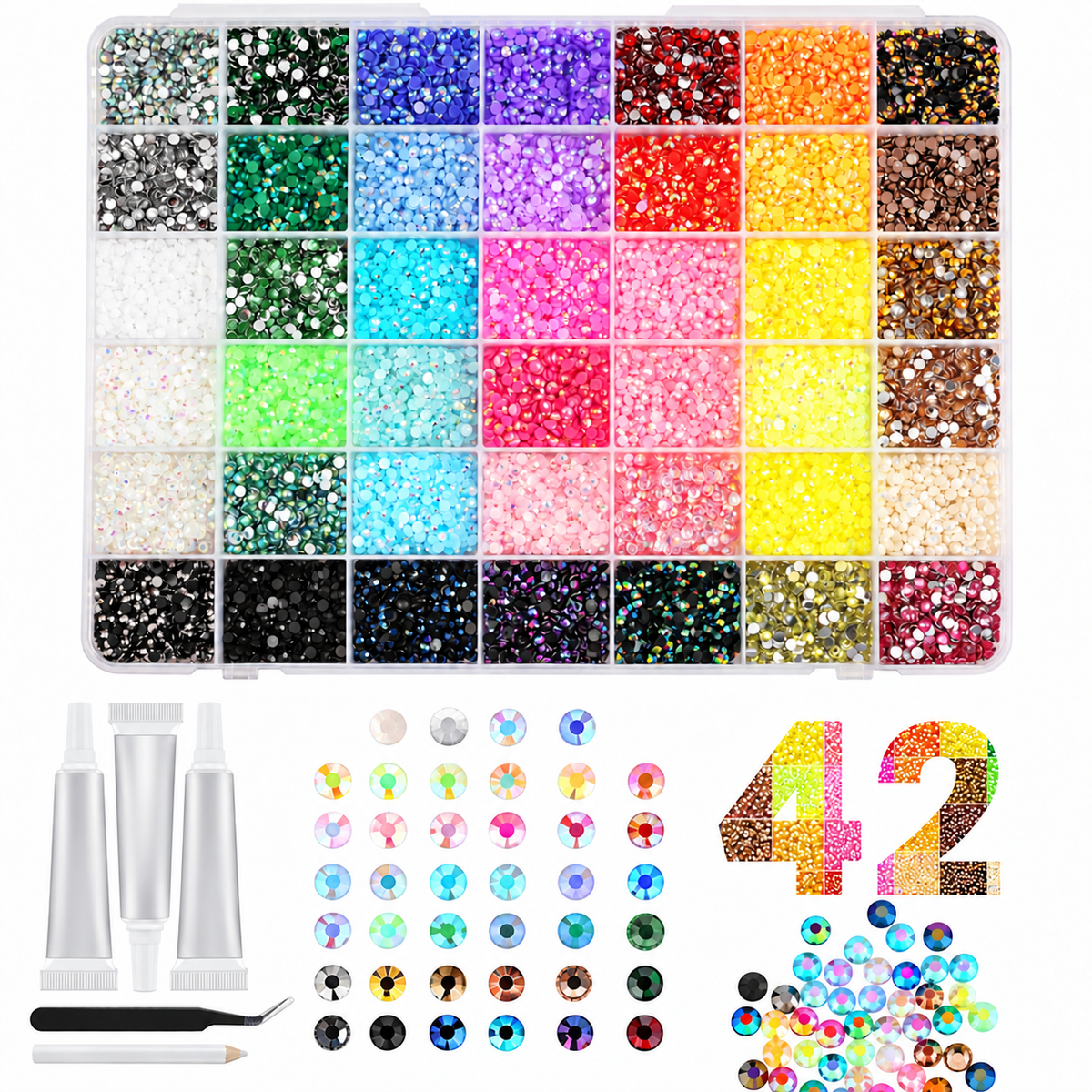 AB Resin Rhinestone Craft Kit