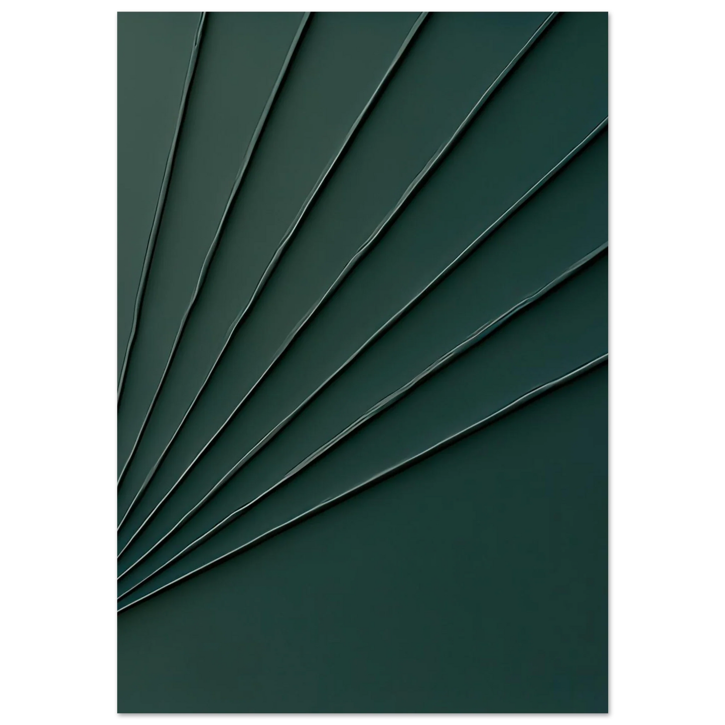 Abstrakt / Minimalistisk Poster i Skoggrön: Förvandla ditt rum med modern, strukturerad konst i olika storlekar