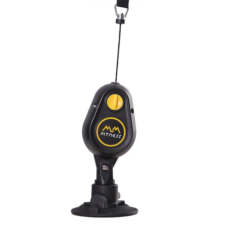 Fitness Resistance Drag Down Rope Trainer med sugkraft