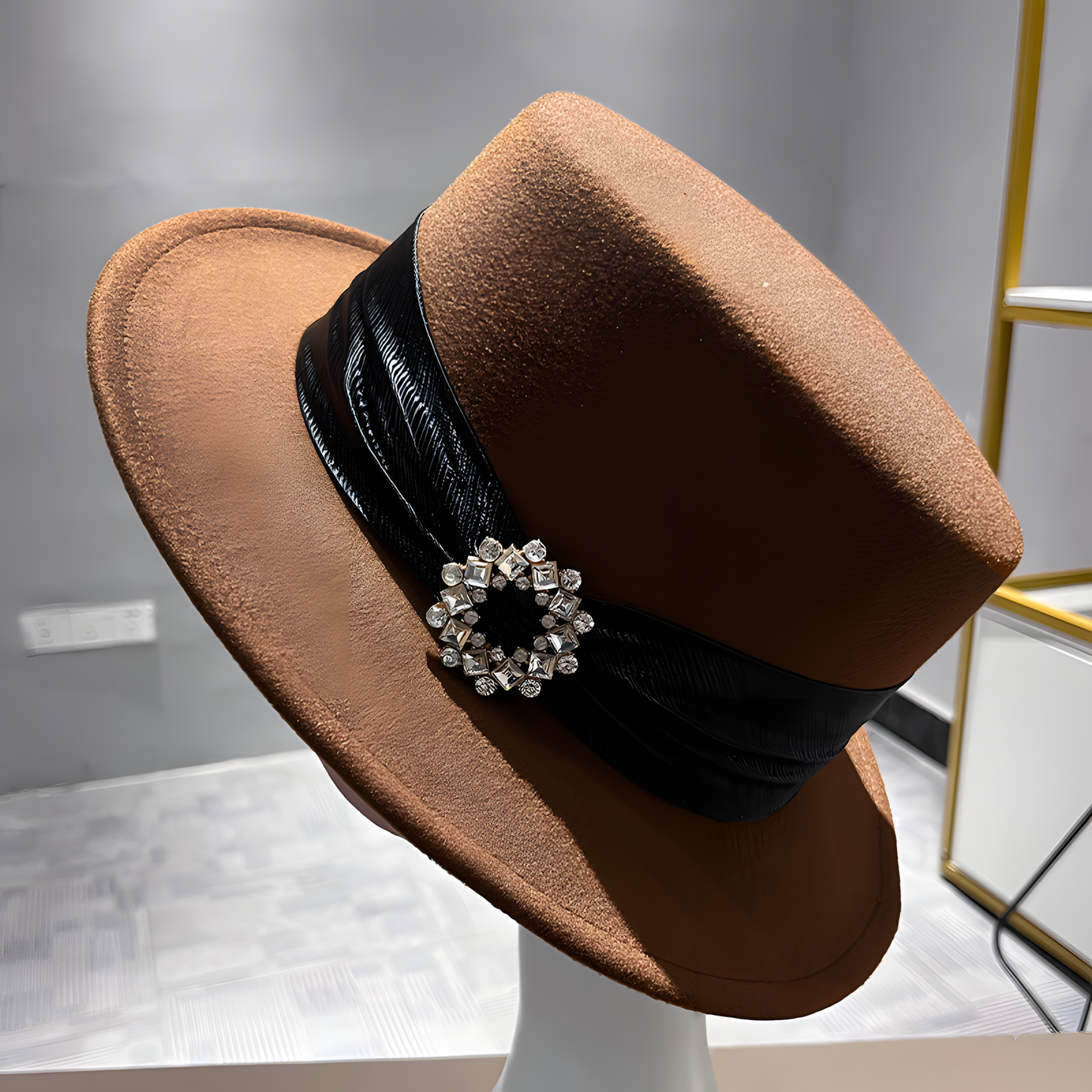 Wool Flat-Top Hat